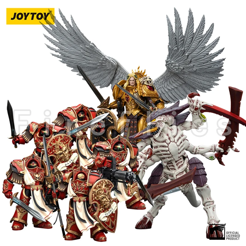 1/18 JOYTOY Action Figure The Horus Heresy 40K Warmaster Horus Lieutenant Titus Captain Jump Pack Anime Model Toy