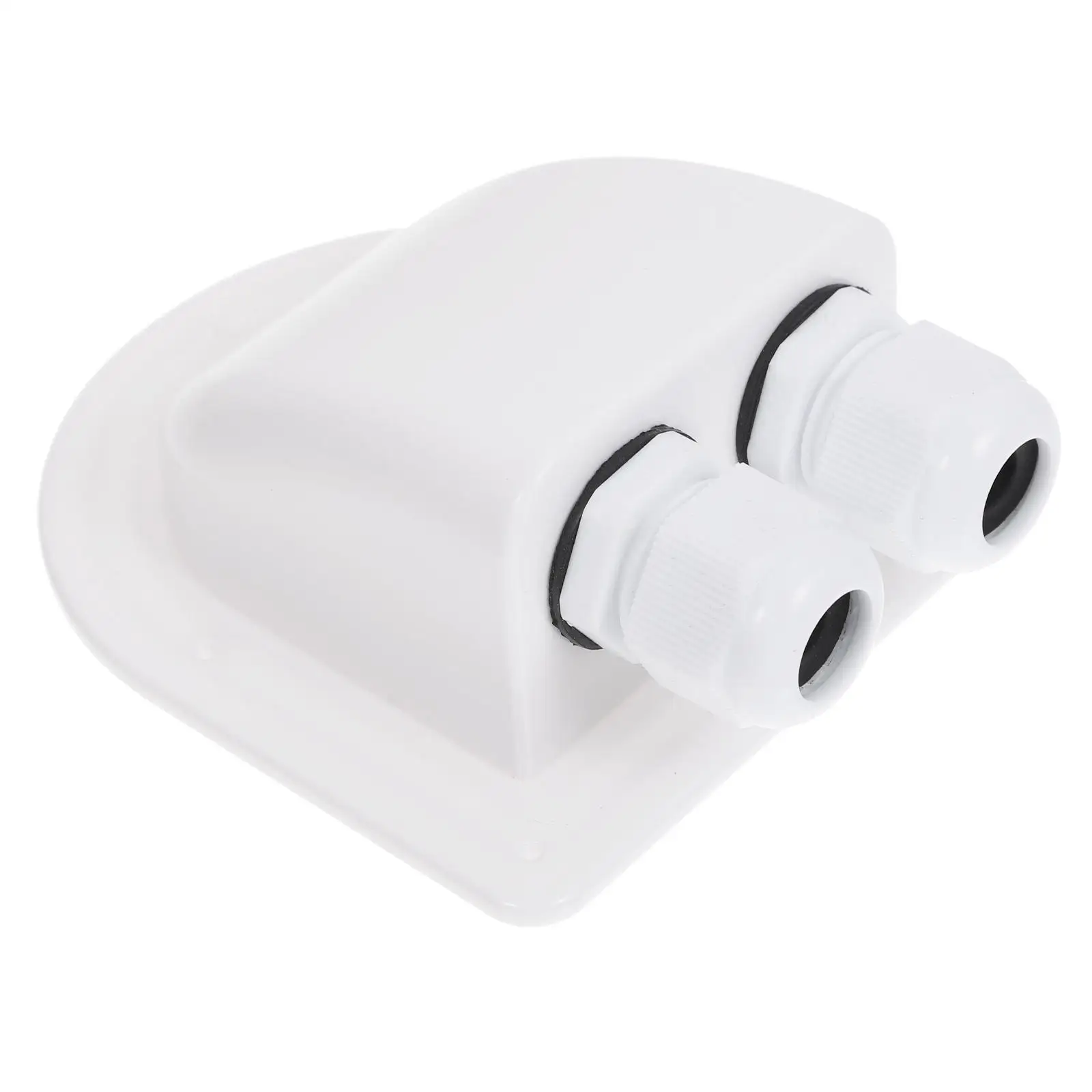 

Photovoltaic Junction Box Solar Cable Entry Gland Weatherproof Connector ABS Plastic Lightweight Durable Dual Holes