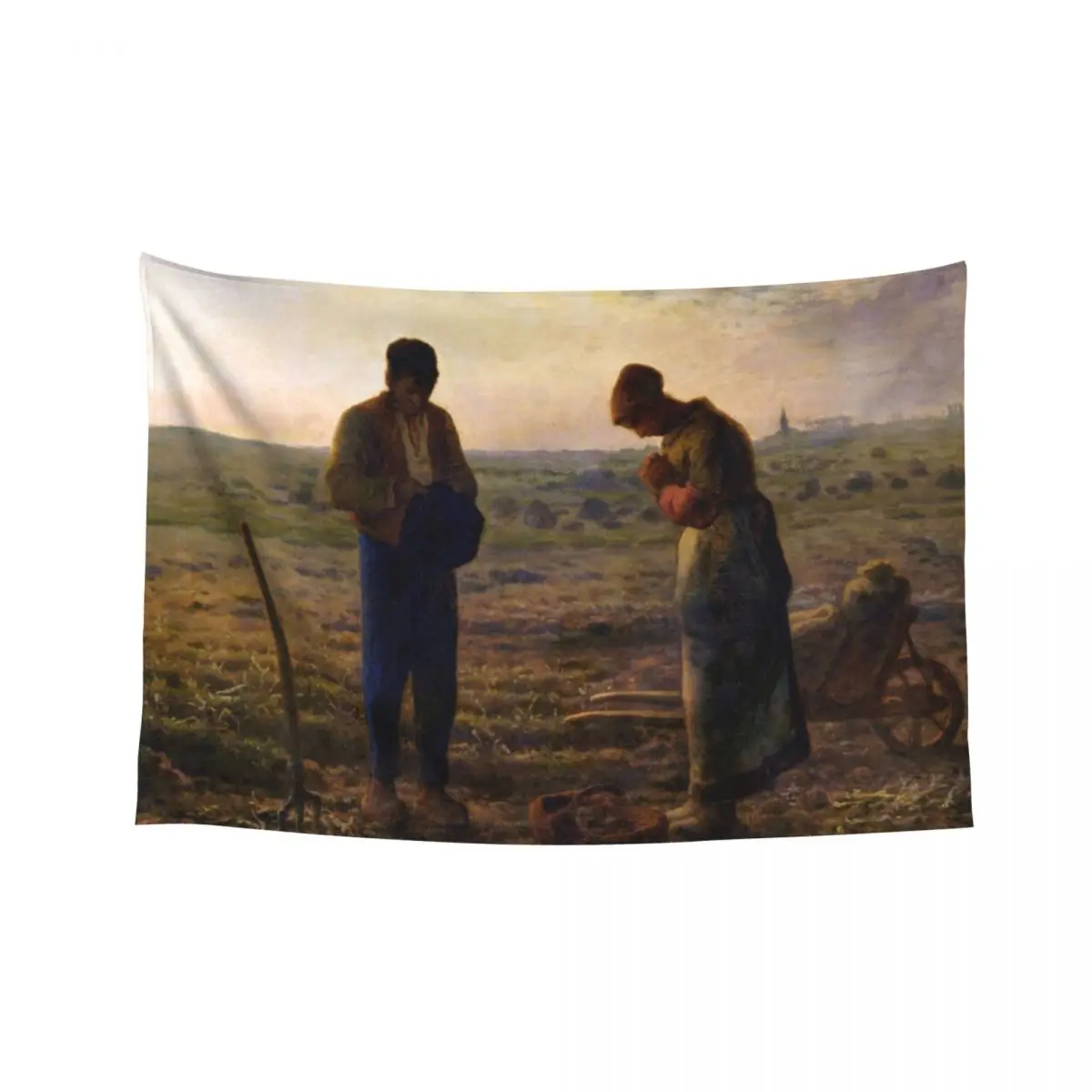 

Jean-Franois Millet - The Angelus Tapestry Things To The Room Room Decorating Aesthetic Home Decorations Tapestry