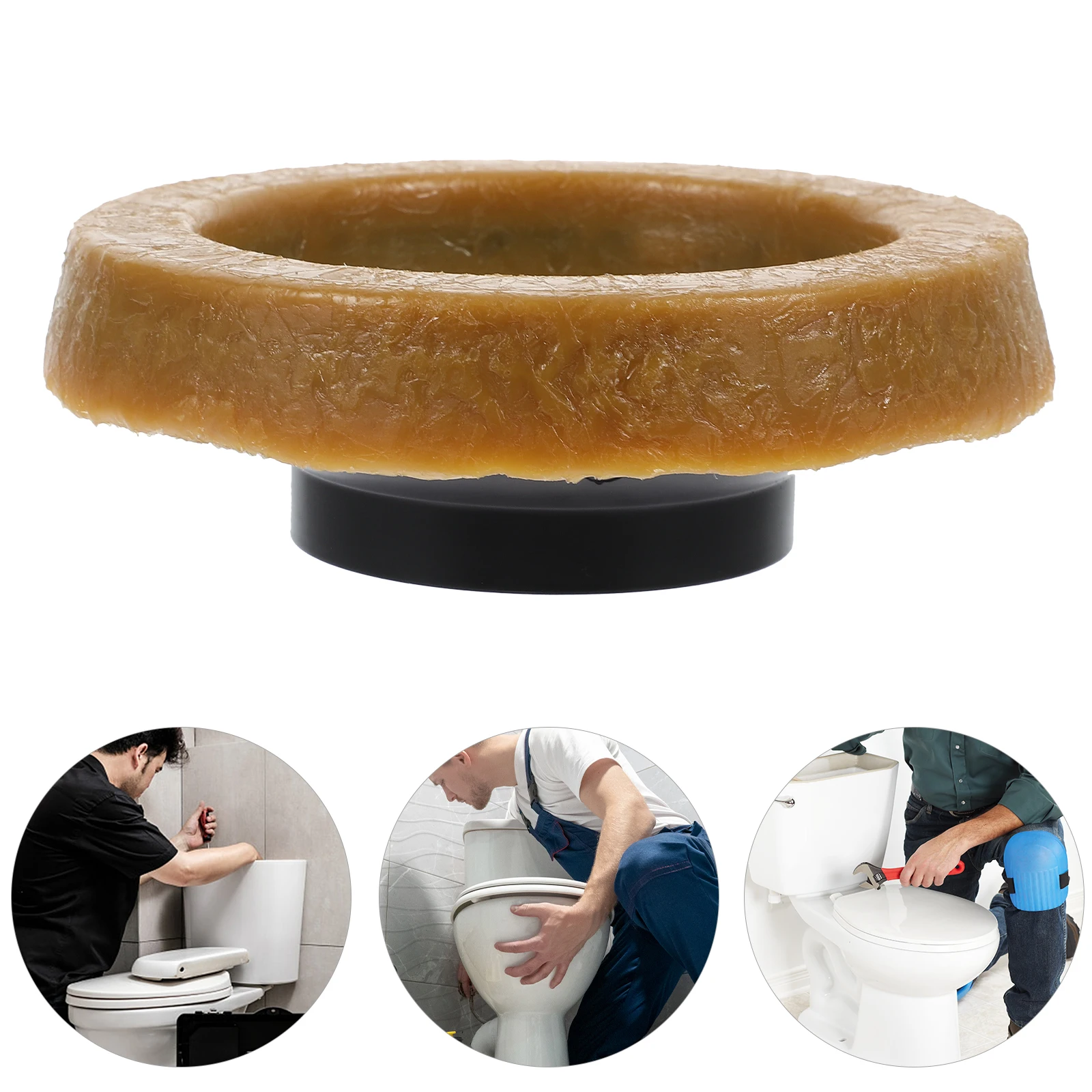 

Universal Toilet Sealing Ring Leakproof Odor Resistant Durable Easy Install Professional Toilet Bowl Gasket Replacement Waste