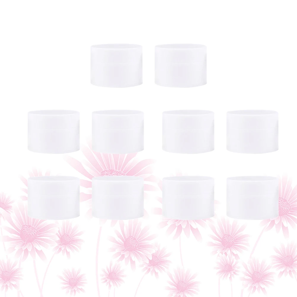 

10 Pcs Refillable Travel Makeup Cream Bottle Lotion Container Subpackaging Cosmetics Eco Friendly Portable Reusable