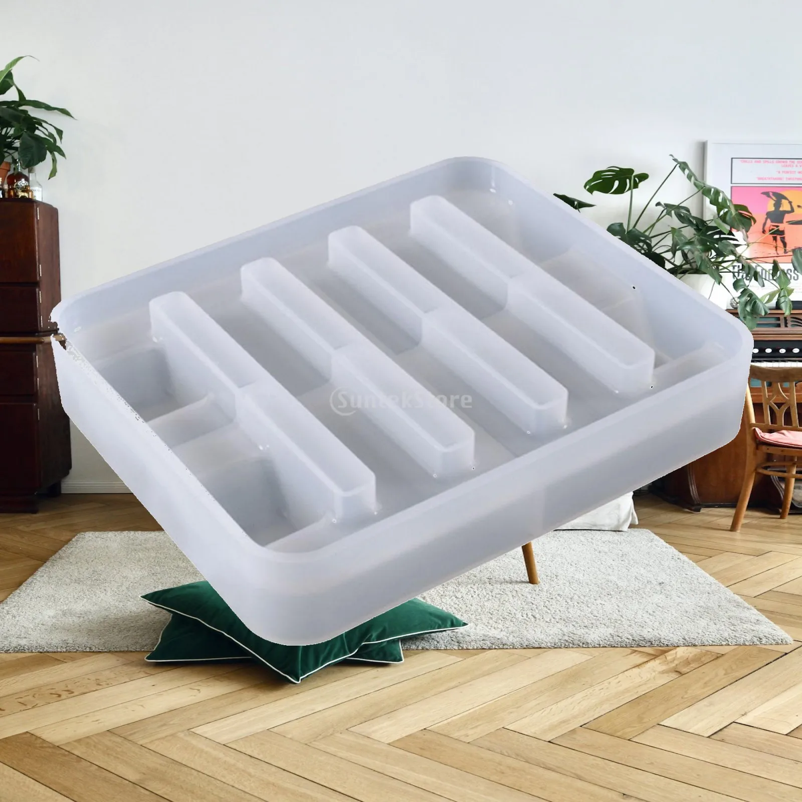 Silicone Coasters Casting Heat Insulation Pad Artwork for Home Decor Storage