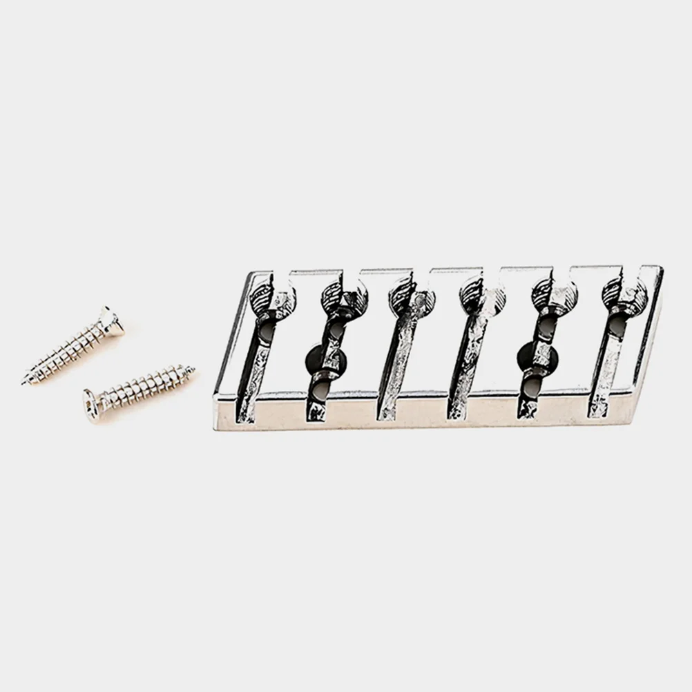 

42Mm 6 String Locking Mounting Screws Headless Electric Parts Durable Zinc Alloy String Lock For Lightweight Easy Install