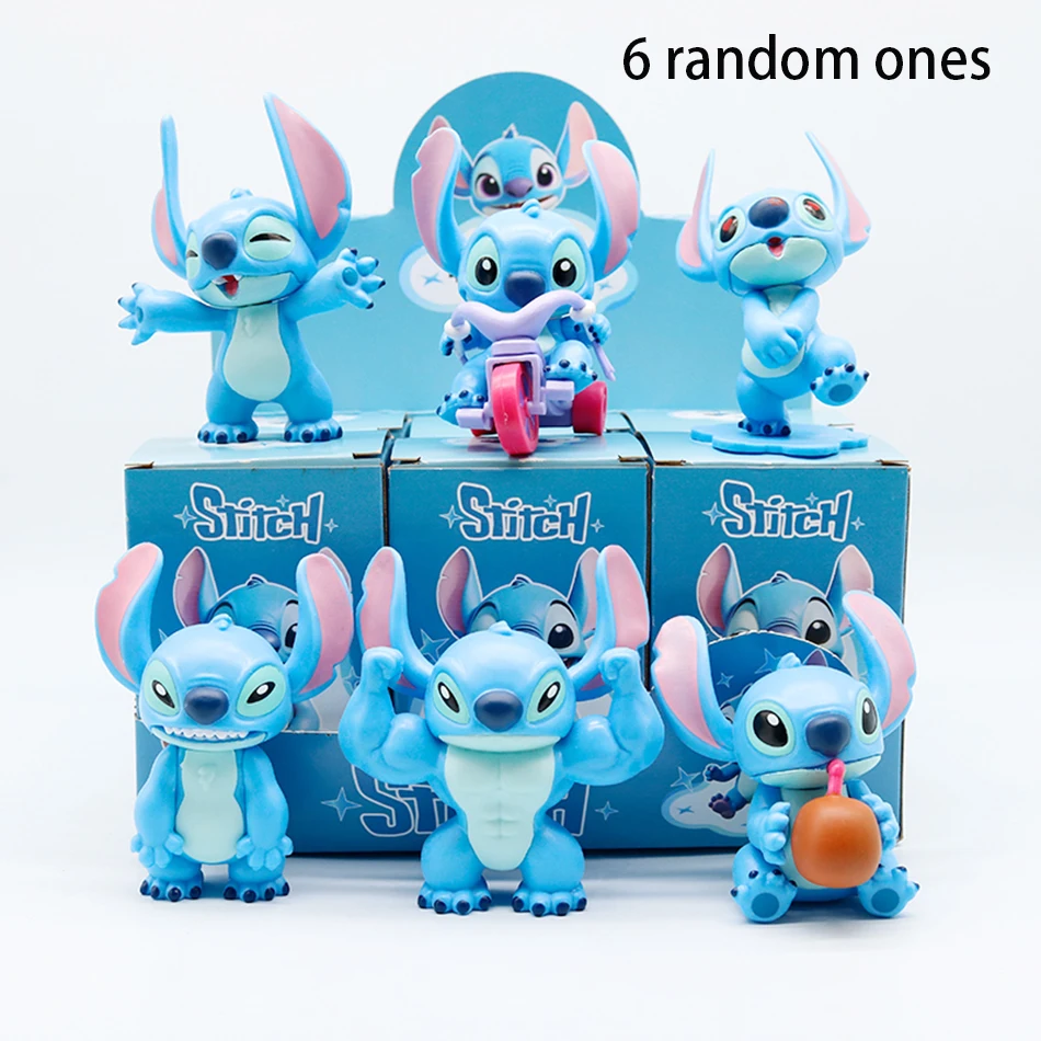 

Официальная слепая коробка Disney Stitch Strange Cute Series, изысканное мастерство, удобное прикосновение, подарок на день рождения