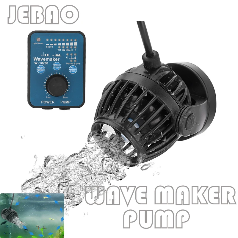 

Jebao Wave Maker Pump RW Series Marine Aquarium Wave Generator Mini High Pressure Submersible Water Pumps Seaflow Circulation