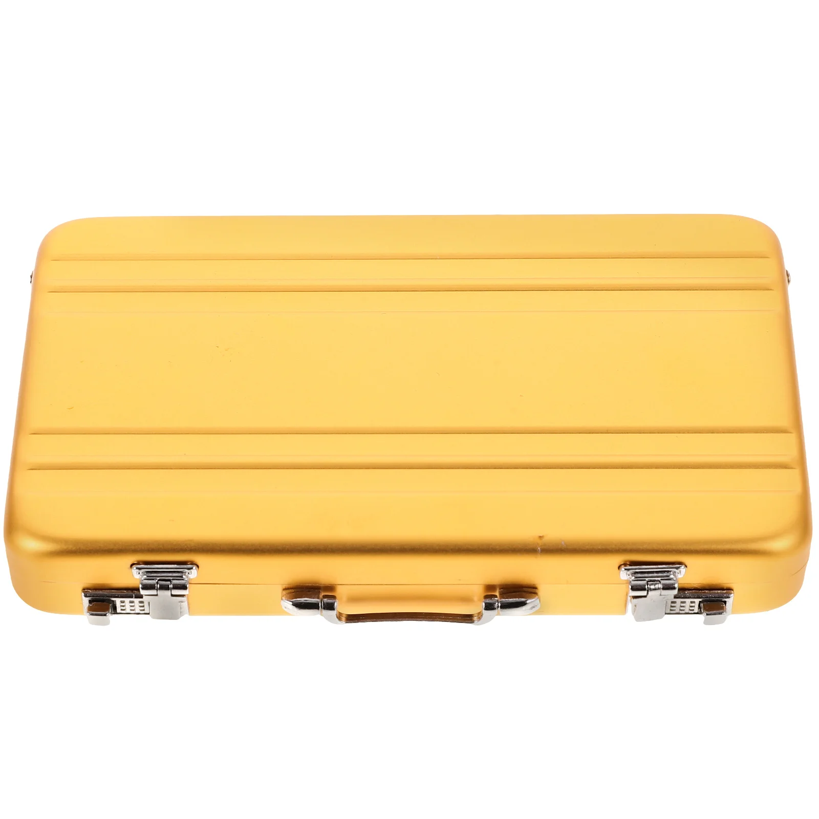 Business Cards Case Wallet for Men Briefcases Suitcase Visiting Metal Stand Aluminum Container Organizer Desktop Pictures Man