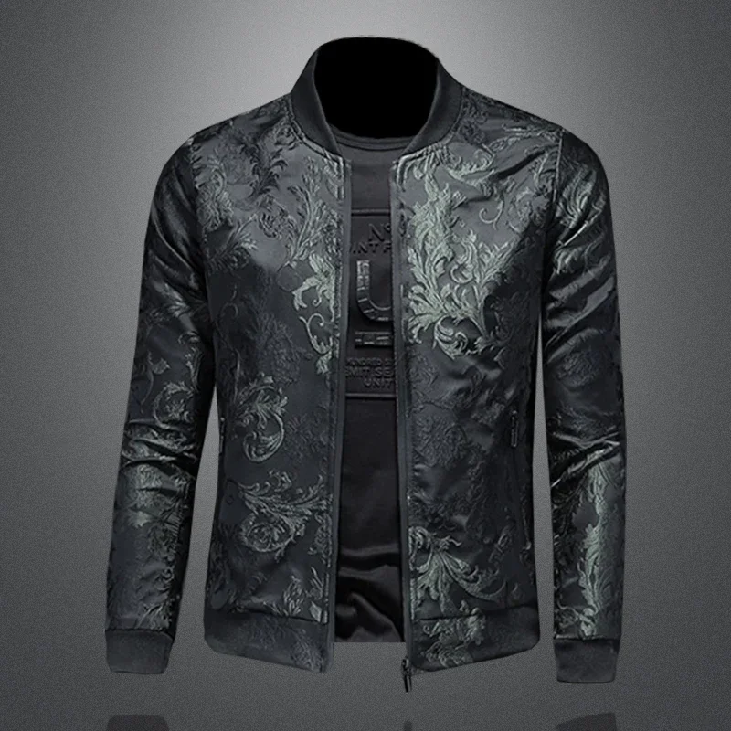 

Men's Jacket Slim Fit Luxurious Clothes with Hollow Out Pattern Newly launched personalized and fashionable men's jacket coats