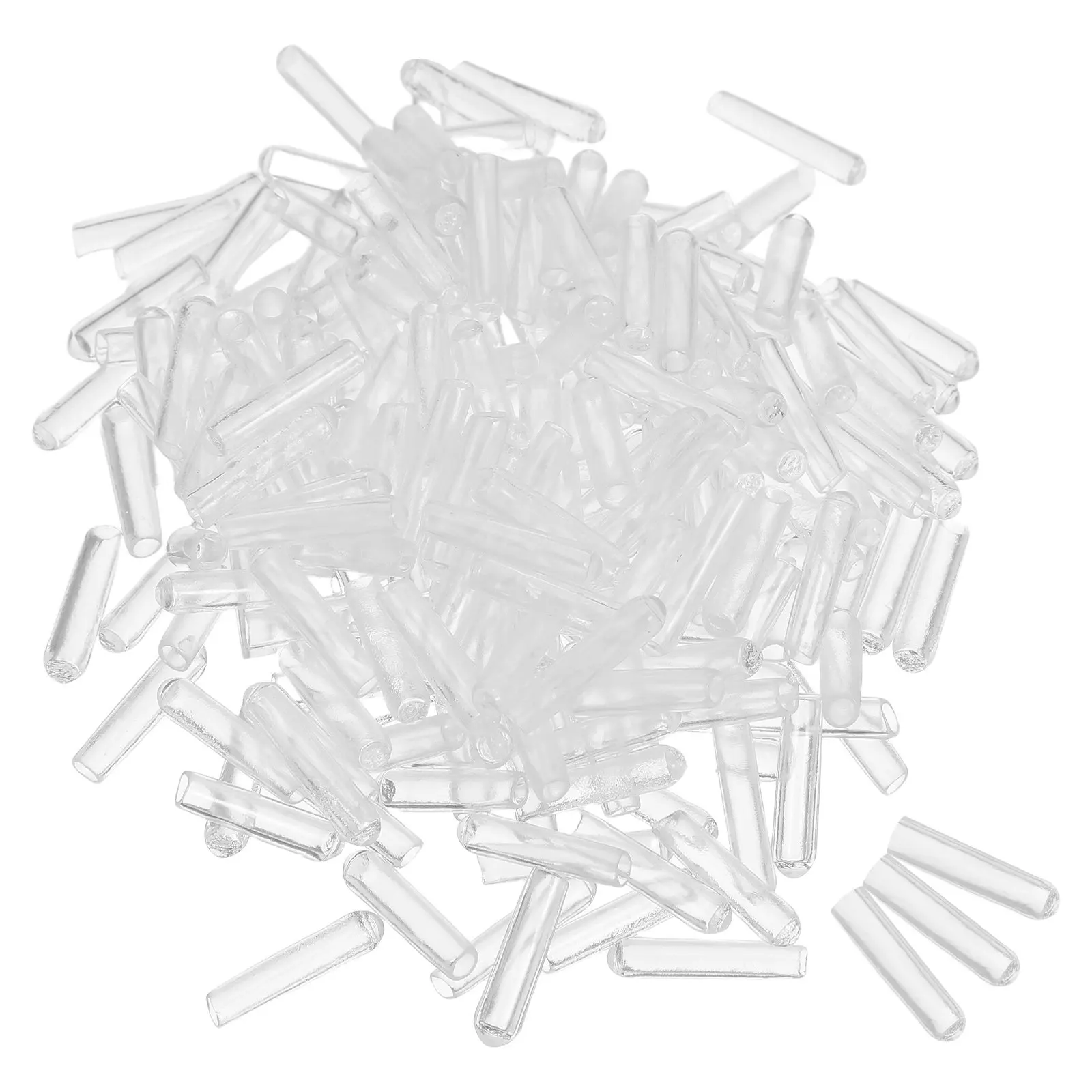 500Pcs Transparent Screw Protector Caps 5mm Rubber Bolt Thread Covers Clothes Hanger End Safety Tips