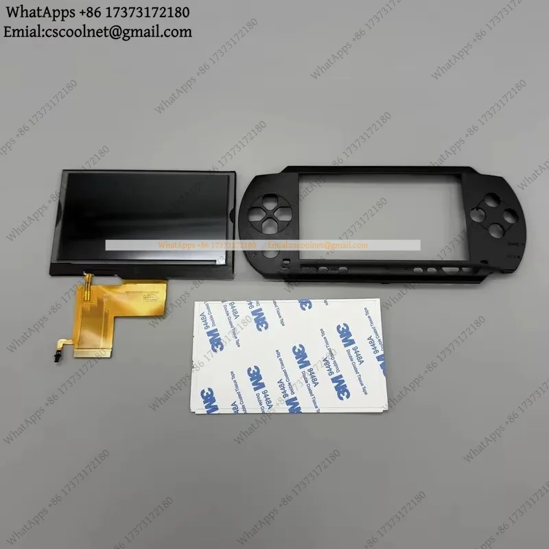 k06 Fully Laminated IPS LCD Screen With Custom Top Cover For PSP1000 No Logo Shell