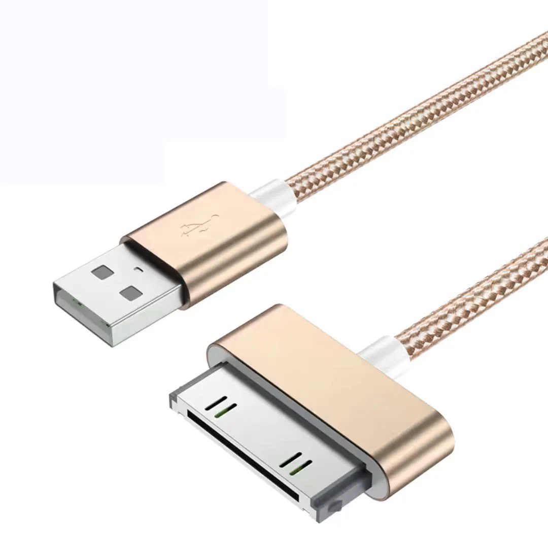 NNBILI USB-Kabel Schnellladung für iPhone 4 4s 3GS 3G iPad 1 2 3 iPod Nano Touch 30 Pin 2A USB-Ladeadapter Datensynchronisationskabel