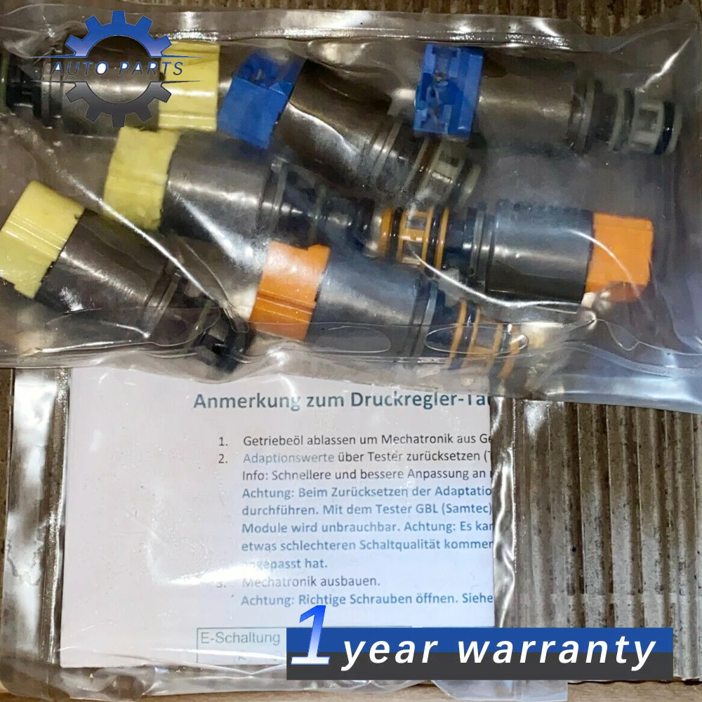 7PCS Original New 6HP21 6HP28 ZF6HP21 ZF6HP28 Transmission Solenoid Set For AUDI BMW Jaguar Land Rover 6HP34 ZF6HP3 1068298046