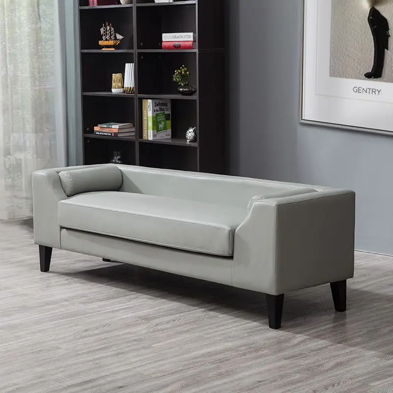 New Chinese style bedside stool bedroom bedside sofa home shoe change balcony small sofa cloakroom bench wood