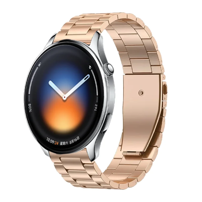 22mm Metal Band For Xiaomi Watch 5/OPPO Watch S-X3-X2-4 Pro Stainless Steel Breathable Bracelet Oneplus Watch Lite/3/4/2R Correa