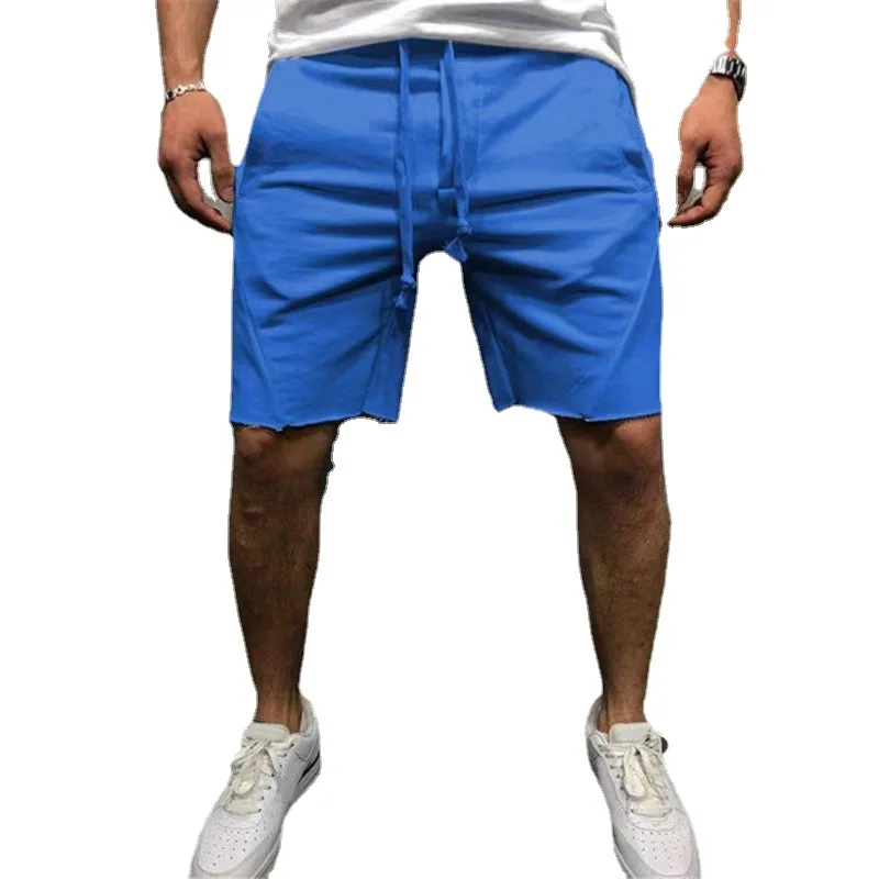 Brand 2022 New Summer Casual White Shorts men\'s summer Basic Short men\'s Korean slim cotton versatile fashion mens beach pants