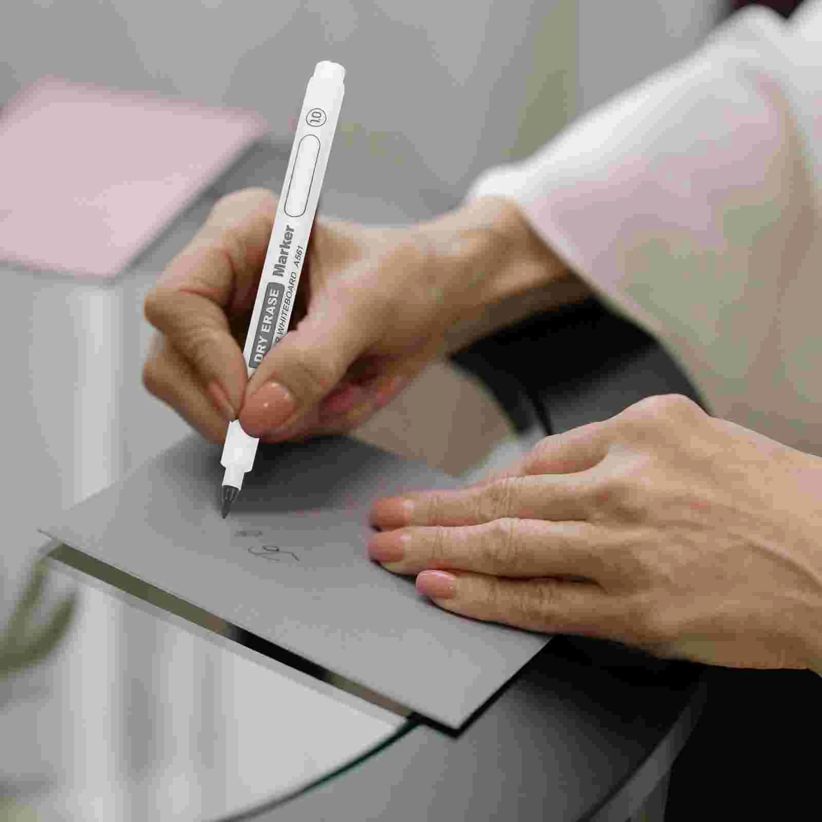 

12 Pcs Whiteboard Pen Teacher Marker Writing for Office School Supply Dry Erase Markers Thin Graffiti