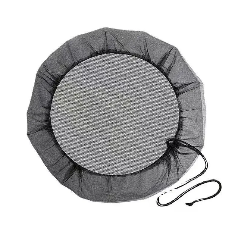 Mesh Cover For Water Buckets Mosquito Proof Mesh Protective Cover Lid With Drawstring Rain
