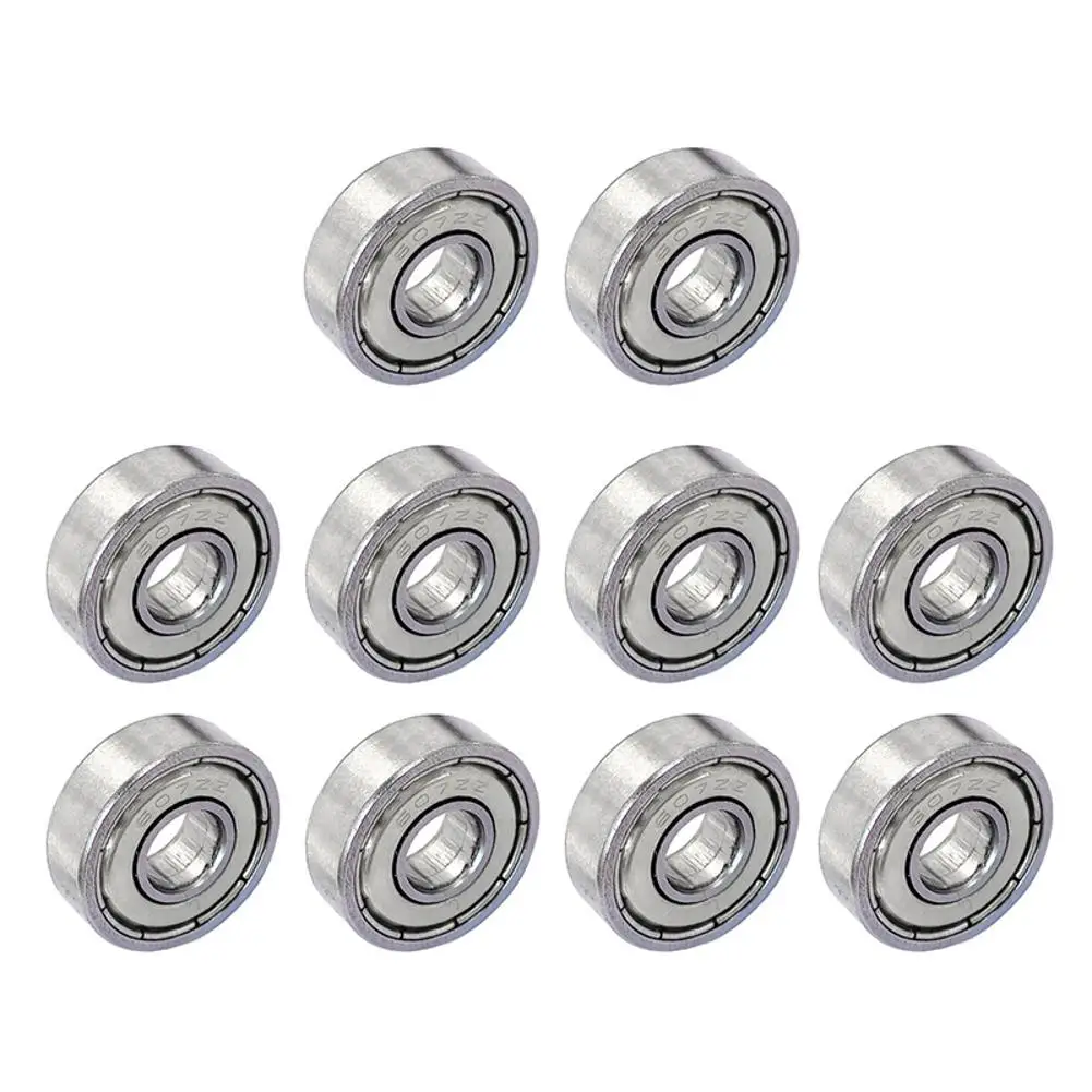 

60pcs Ball Bearings 607ZZ Deep Groove Miniature Bearings for Skateboard Scooter