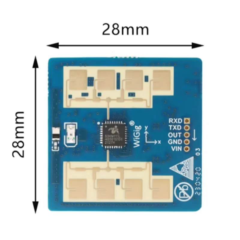 2pcs Original LD2411-24G Radar Sensing Module Smart Toilet Gesture Recognition Sensor Automatic Switch