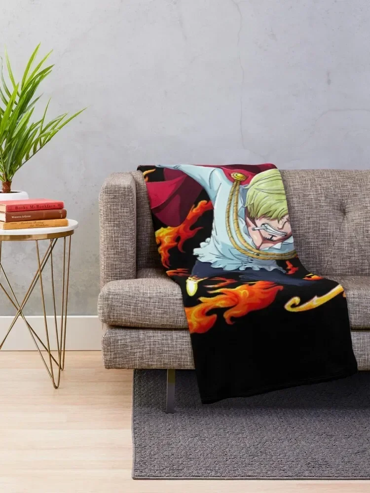 Sanji- Tshirt Throw Blanket Decorative Throw Camping Luxury St Blankets