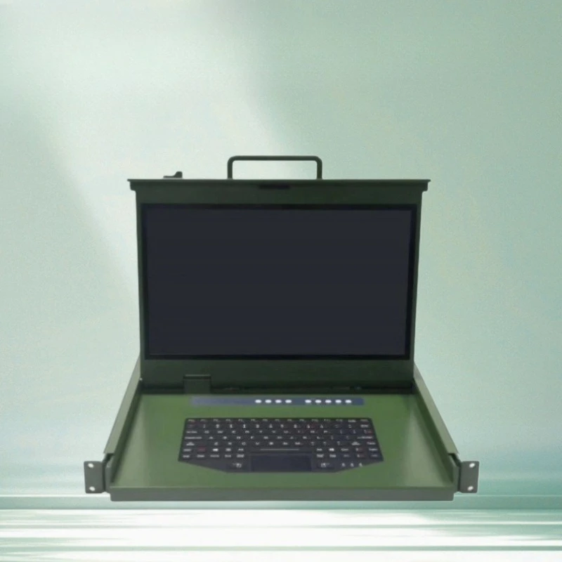 

17.3-Inch 4-port KVM monitor (fully reinforced green)