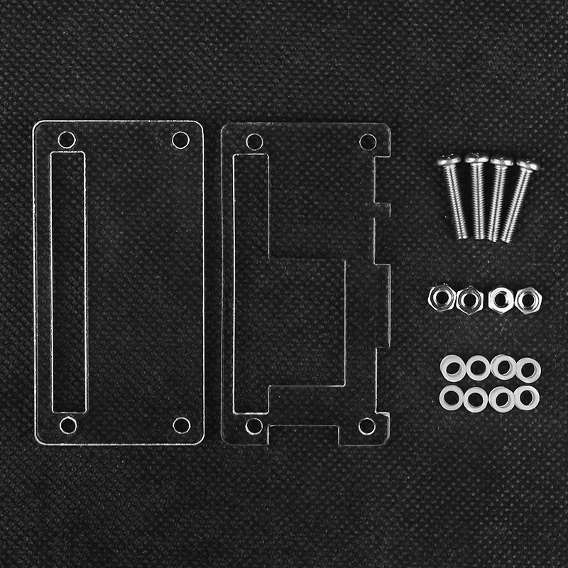 Oranje Pi Zero 2 W acrylbehuizing Transparante schaal Beschermende doos Optioneel koperen koellichaam voor single board computer OPi Zero 2W