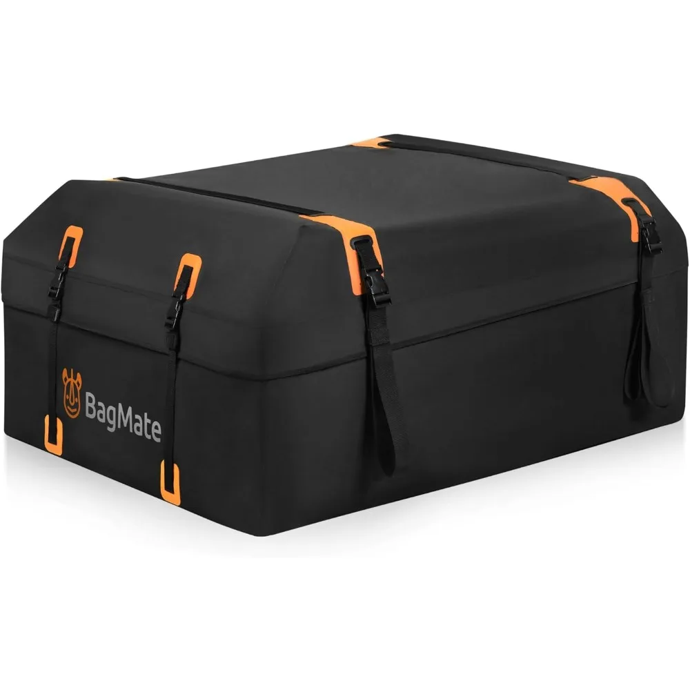 

Car Roof Bag - Car Rooftop Cargo Carrier Bag – 19 Cubic Ft Waterproof Roof Rack Cargo Carrier, Includes Anti-Slip Mat, 4 Door Ho