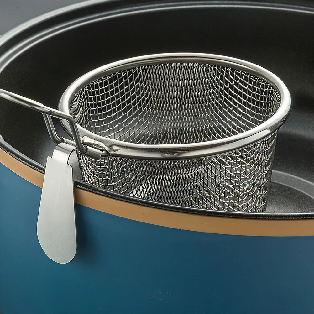 

Foods Mesh Strainer Stainless Steel Colander Strainers Serving Pasta Spaghetti Noodles