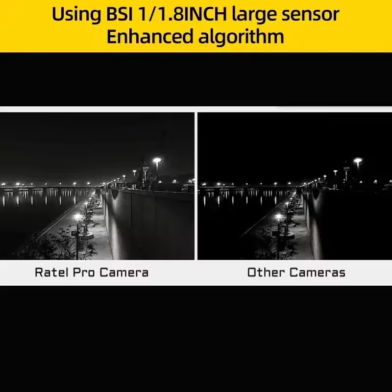 Cámara Caddx Ratel Pro FPV 1500TVL Visión nocturna 16:9/4:3 NTSC/PAL Baja latencia HD 125 °   Gran angular para accesorios para drones DJI FPV