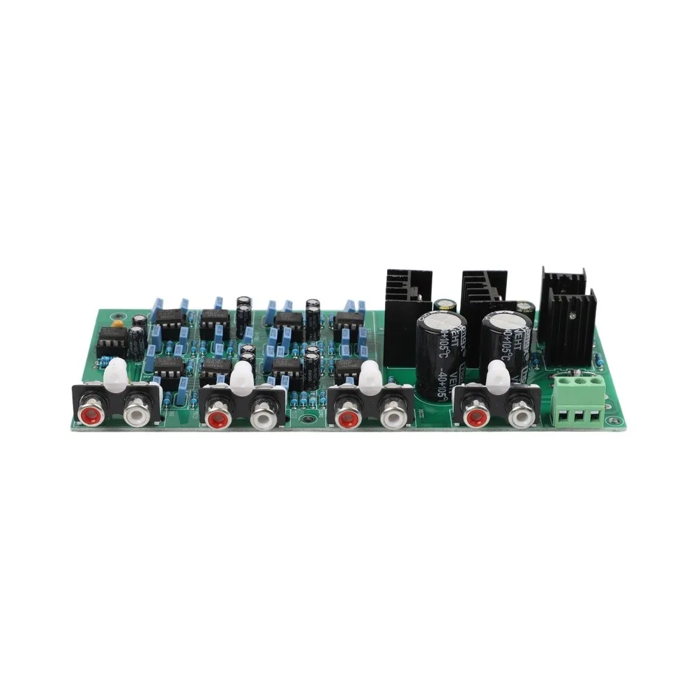 Electronic Three Way Frequency Board Front Featuring Replaceable Crossover Point Adjustment and Independent Six Channel Output