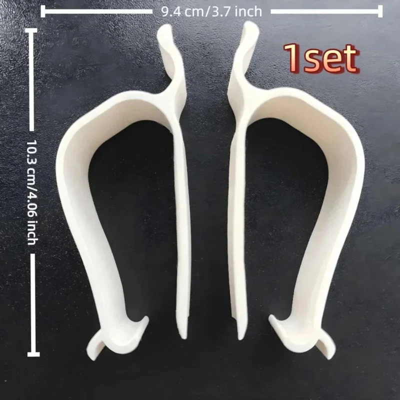 Toilet Seat Stabilizer Clips for Wobbly Loose Seat Fastening Securing and Repair