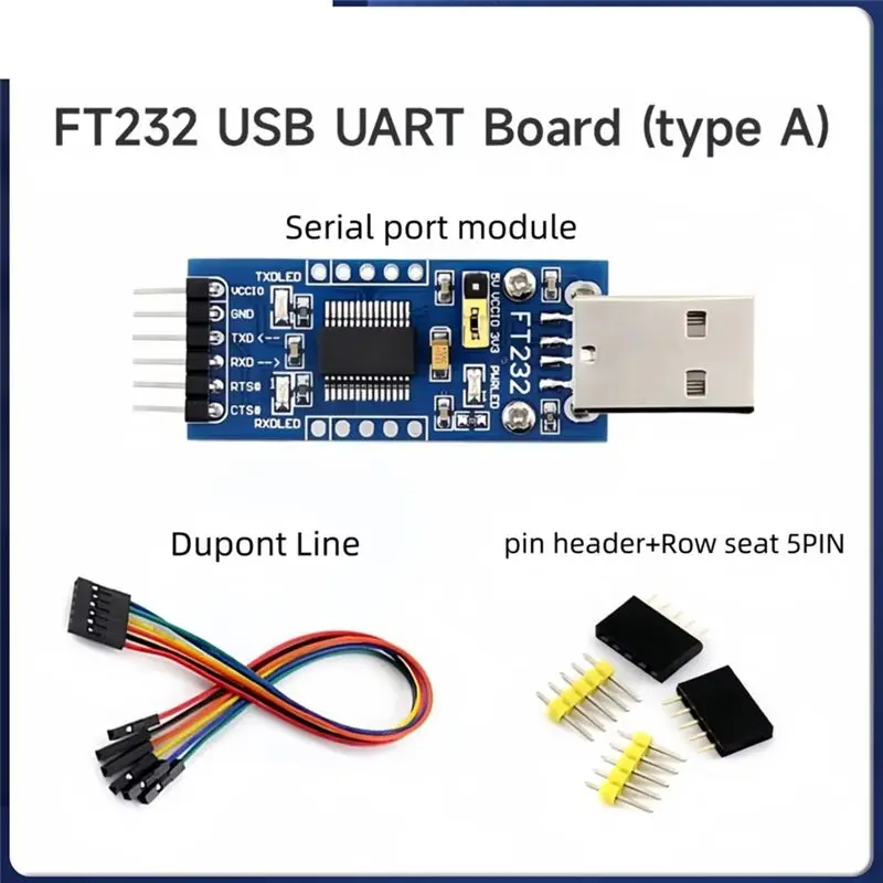 Well Made-FT232 USB To UART USB To TTL FT232RNL Flashing Tool Serial Communication Module
