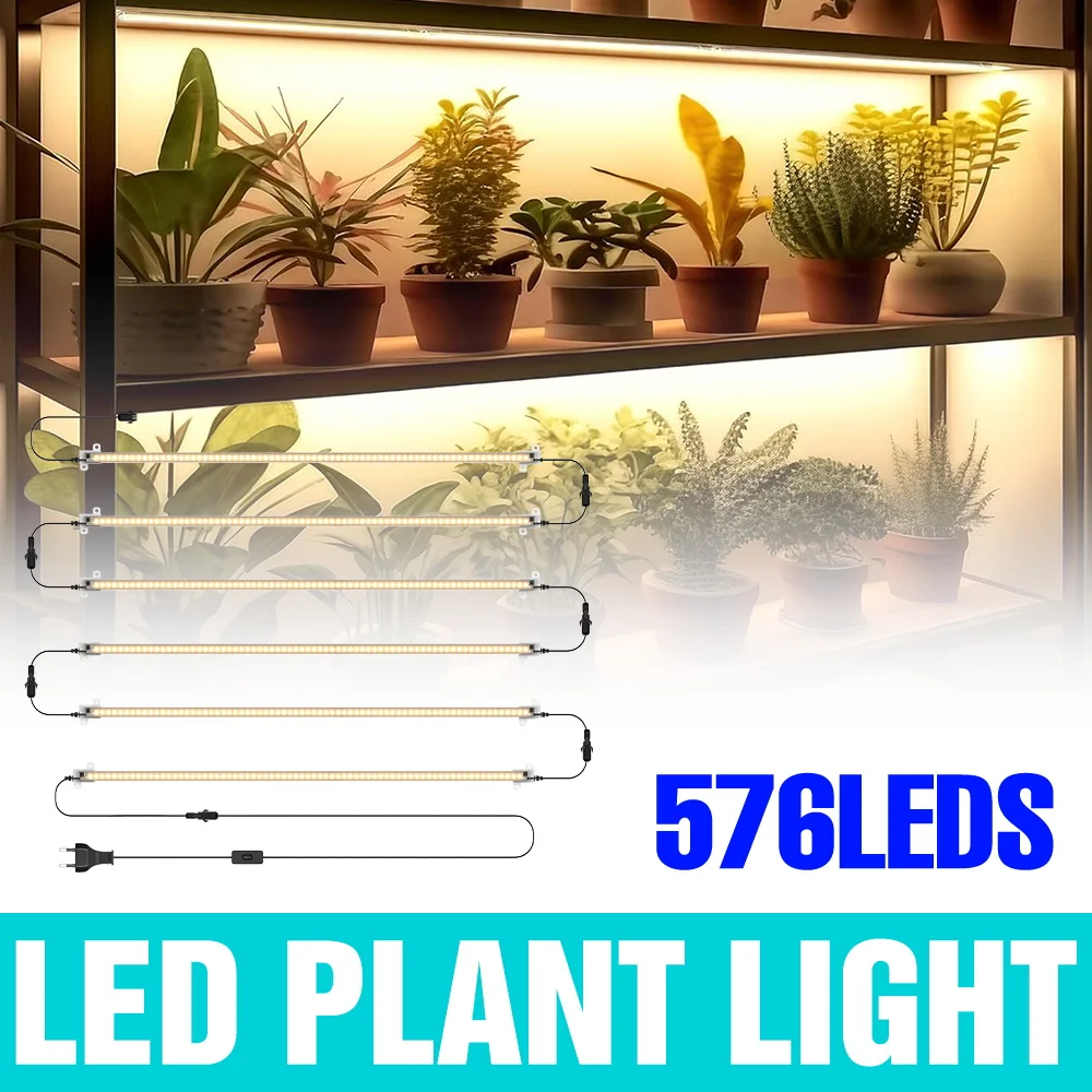 

Full Spectrum Grow Light Indoor LED Plant Fill Lamp 220V Greenhouse Tent Vegs Hydroponic Seeds Potted Fruit Cultivation Lamps
