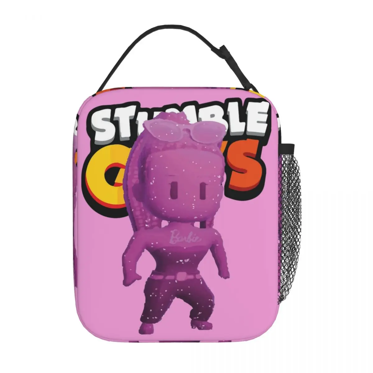 Insulated Lunch Bags Sparkle Barbiee Stumbleguys Product Funny Game Lunch Food Box Trendy Cooler Thermal Lunch Box For Travel