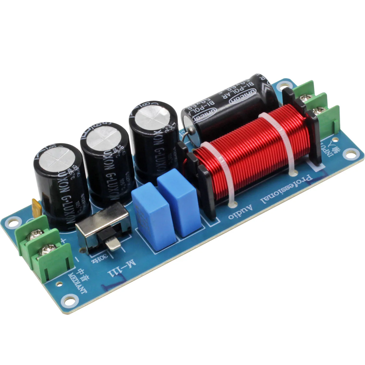 Crossover for 150W HiFi Midrange Speaker, Adjustable Frequency Car Audio Module