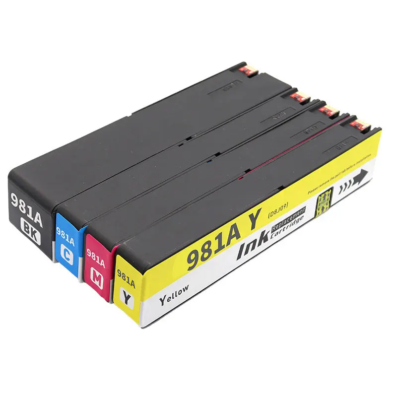 

Compatible for HP 981A 981X ink cartridge 981A 981X PageWide Color 556xh/dn MFP 586dn/f/z MFP E58650dn MFP E55650 Printer