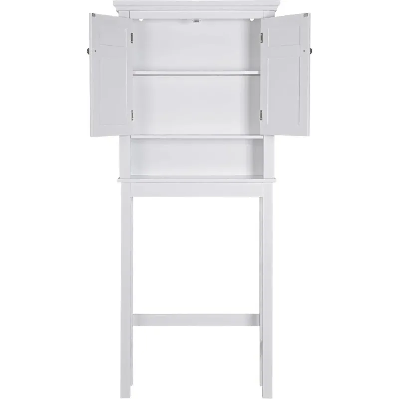 

Bathroom Cabinet, Over The Toilet Storage Cabinet, Bathroom rack w/two doors and storage space, Toilet Bathroom Organizer