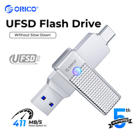 ORICO UFSD 411MB/S 2 in 1 Dual Flash Drive High Speed Pen Drive OTG Type C USB A Dual Interfaces for MacBook Android