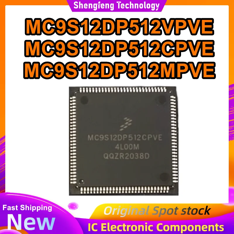 MC9S12DP512VPVE MC9S12DP512CPVE MC9S12DP512MPVE QFP112 IC Chip 100% nuevo Original en stock