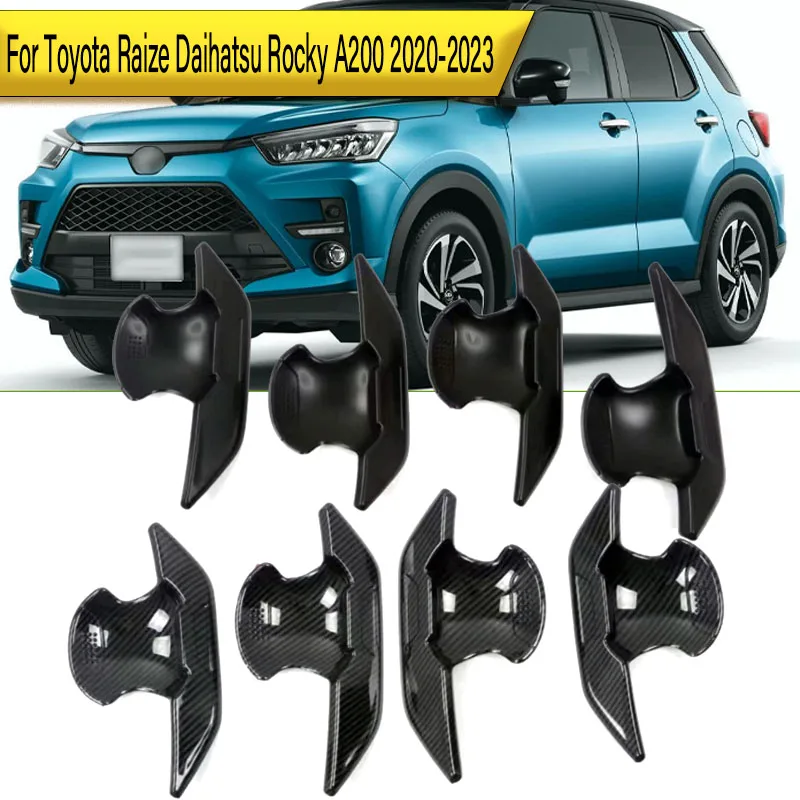 

Для Toyota Raize Daihatsu Rocky A200 2020-2023 дверная ручка чаша крышка ручка чаша ABS декоративные наклейки