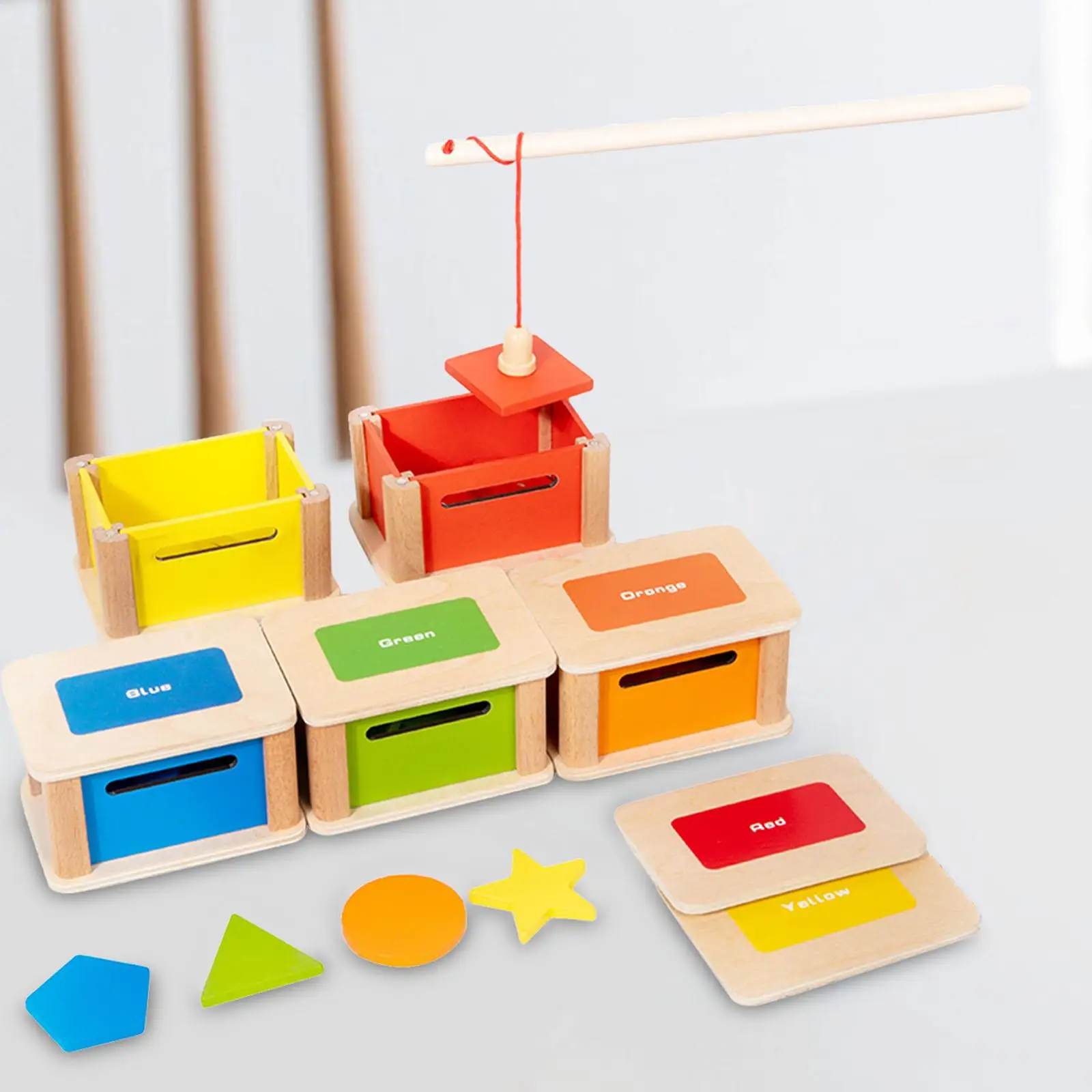 

Color Sorting Toys Early Childhood Educational Toys Wooden Montessori Toys for