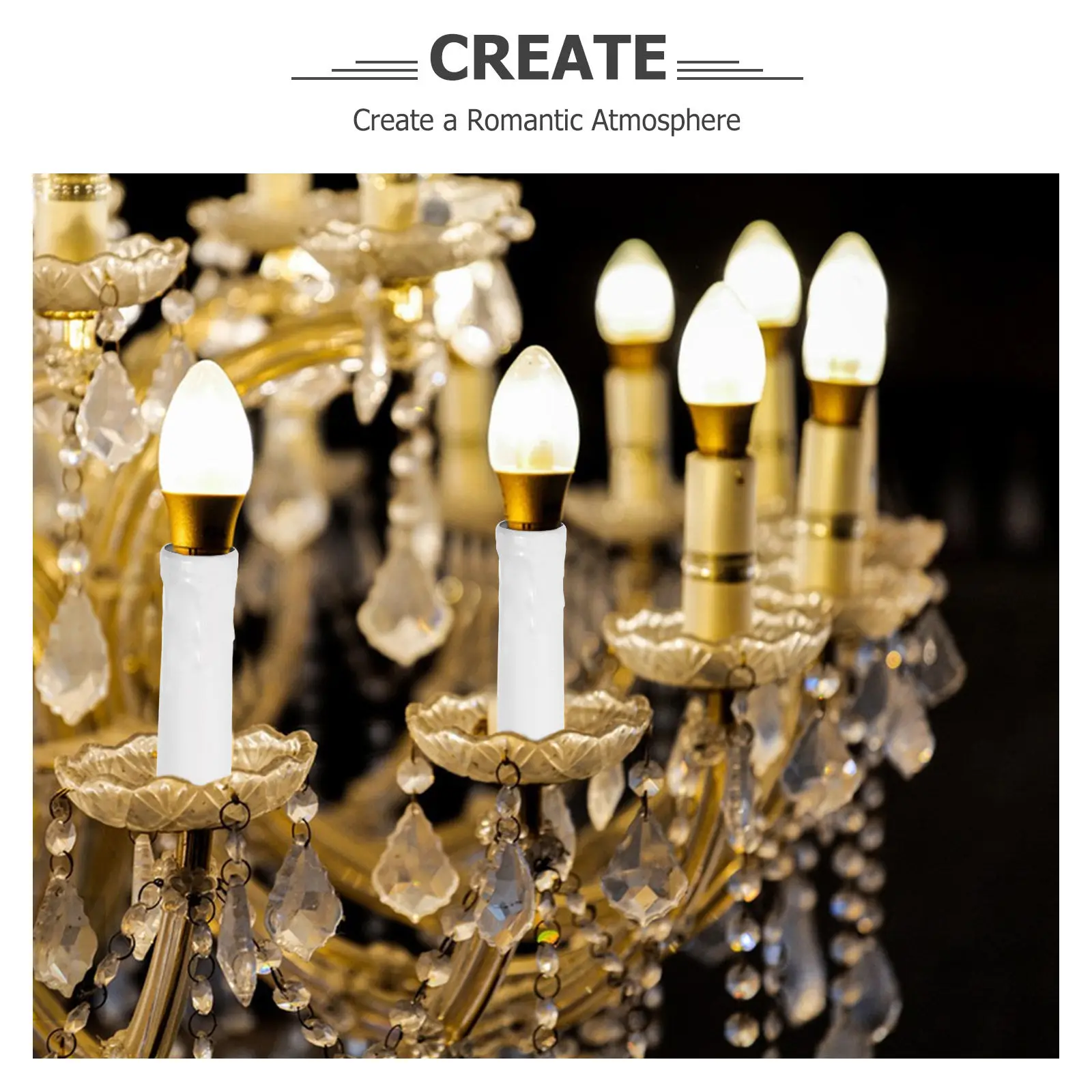 6Pcs Hanging Lamp Tear-Drop Embossed Covers European Style Crystal Sleeves E14 Base Lighting Accessories Classic