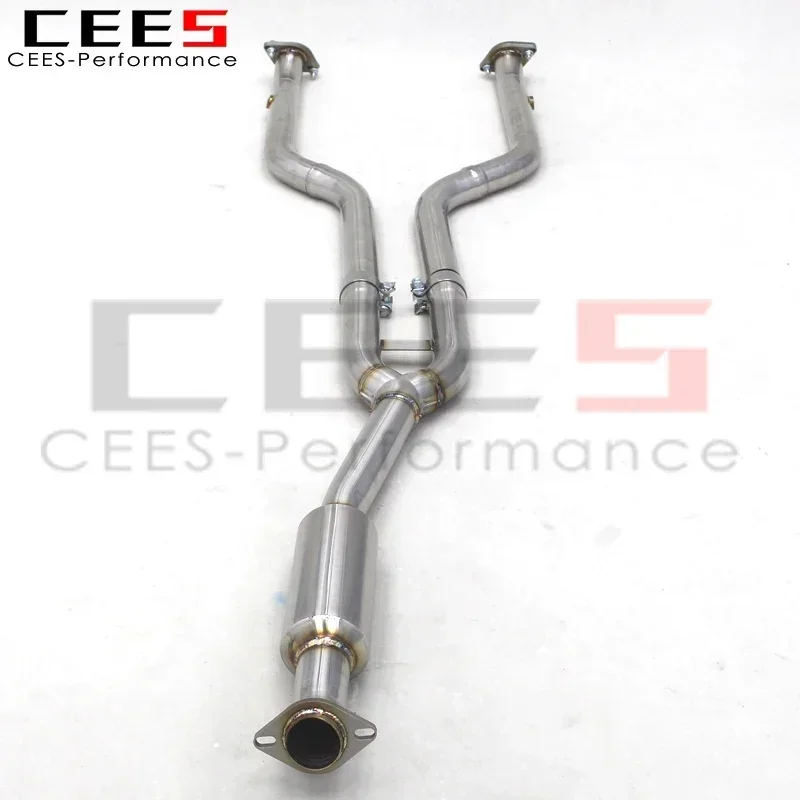 CEES Wholesale Exhaust Mid Pipe with Resonator for Lexus IS250/IS300/IS350 2006-2011 SUS304 Stainless Steel Middle Exhaust Pipe