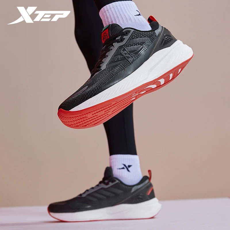 Xtep Tancheng lite Running Shoes For Men 2024 Spring Stability Athletic Shoes Jogging Breathable Sneakers 976119110067