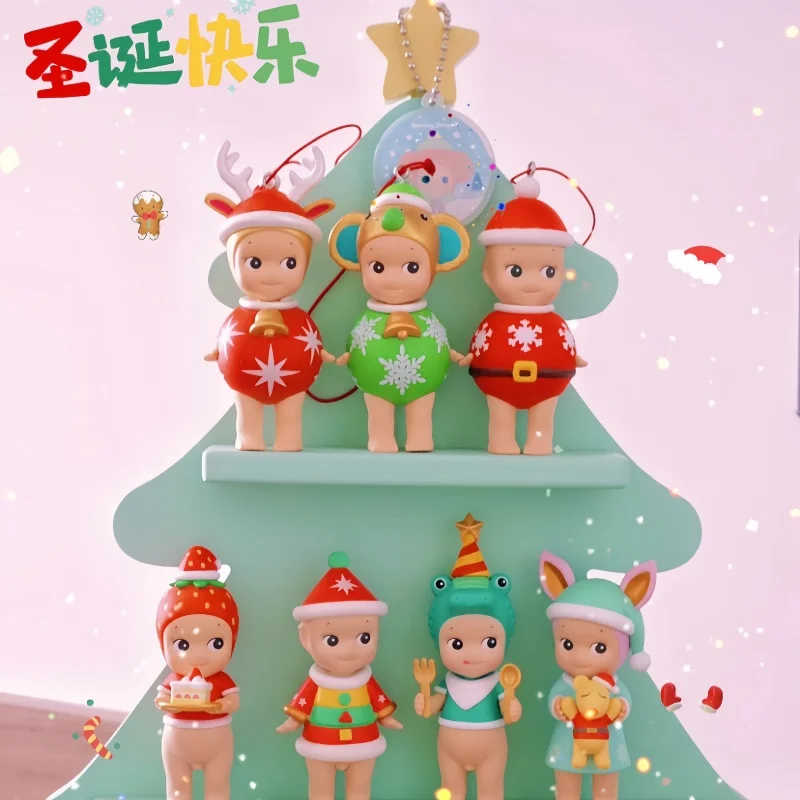 

Genuine Dreams Sonny Angel Рождественский декор 2023/2022 Рождественский ужин Зимняя страна чудес серии слепая коробка Mystery Box игрушки