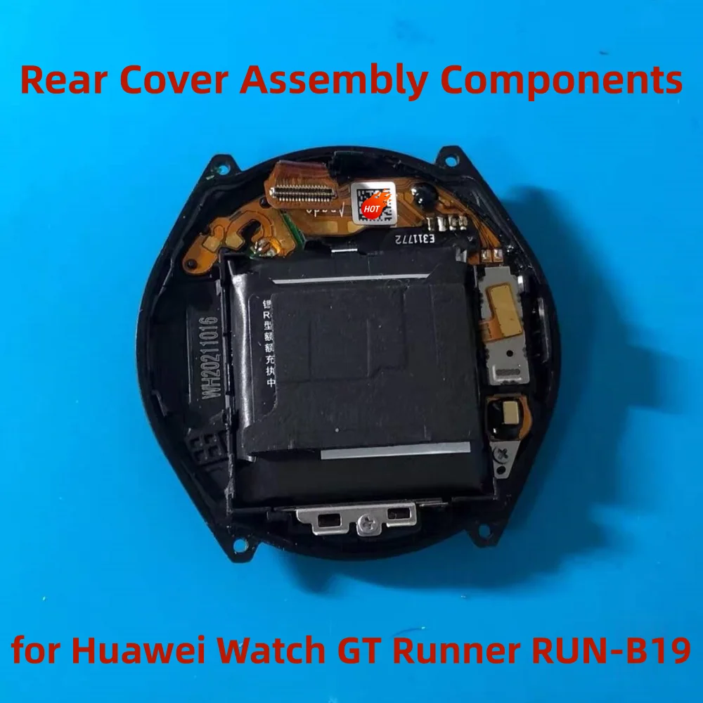 Original Disassembly Rear Cover Assembly Components Heart Rate Cable Assembly for Huawei Watch GT Runner RUN-B19 Replace Parts