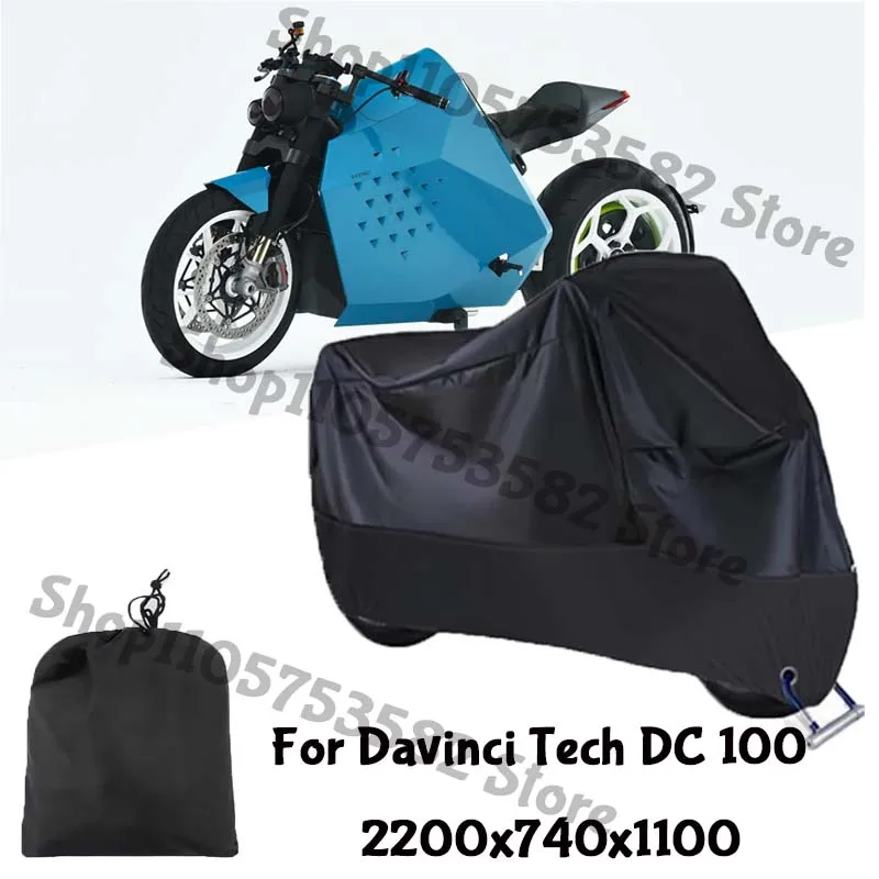 Motorcycle Full Covers For Davinci Tech DC 100 Car Outdoors Sun Protection Dust No Ear Thickened Oxford Clothcover Accessories