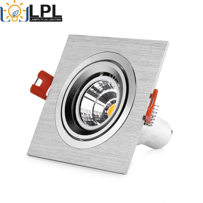 

Aluminum Round Adjustable 90mm Diameter GU10 / MR16 Spot Light Housing LED Recessed Downlight Frame Ceiling Fixture for Bedroom