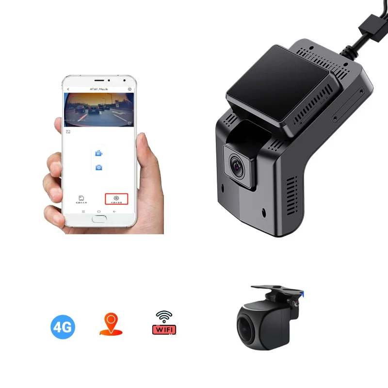 Real-Time 1080p GPS Navigation Dash Camera for Trucks Dual Lens Abarth ADAS Video Recorder Night Vision Loop Recording  DMS