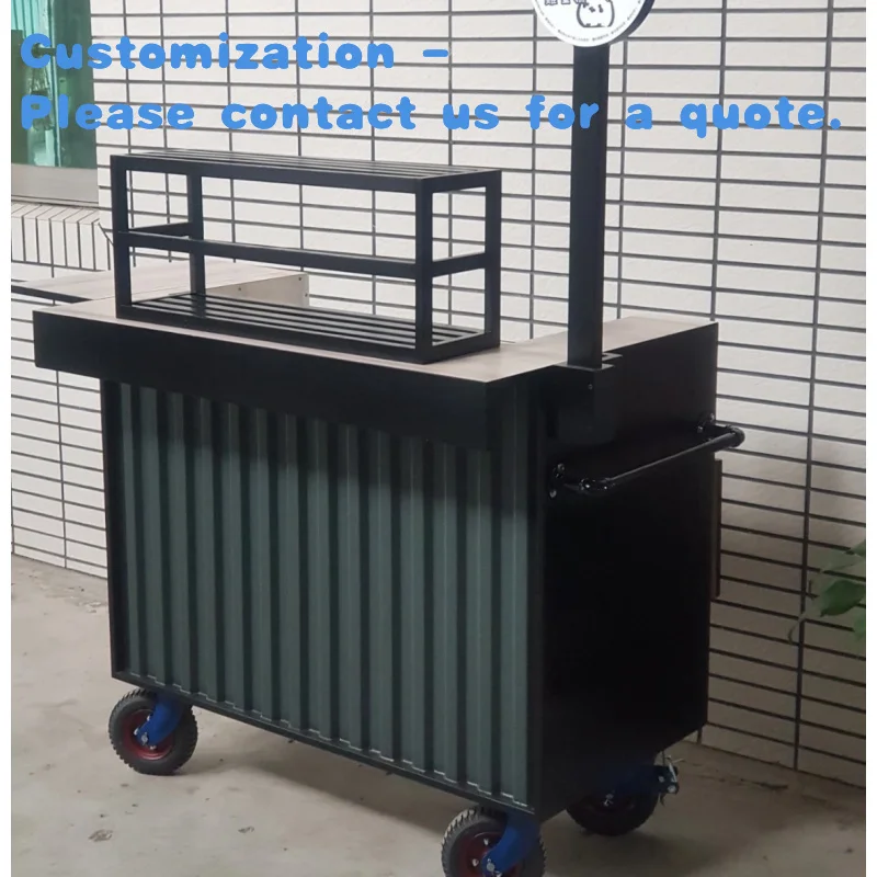 custom.Off Road Food Trailer Rugged Design Camping Events Remote Locations