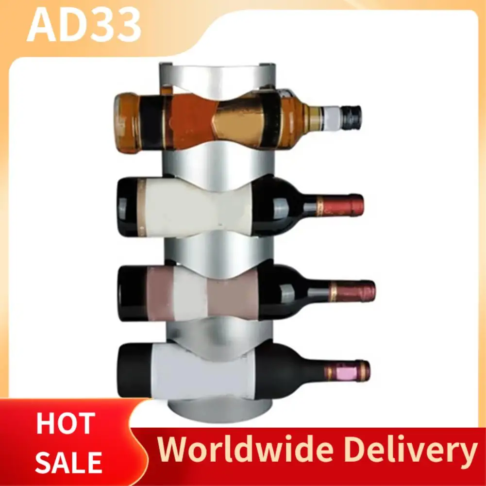 

Top Deals Wine Rack Wine Bottle Holder Bar Red Wine Stand Household Wall-Hanging Wine Storage Rack